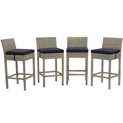 Ensemble de 4 tabourets de bar Conduit
