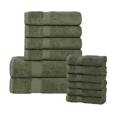 Ensemble de serviettes de bain en coton léger à séchage rapide