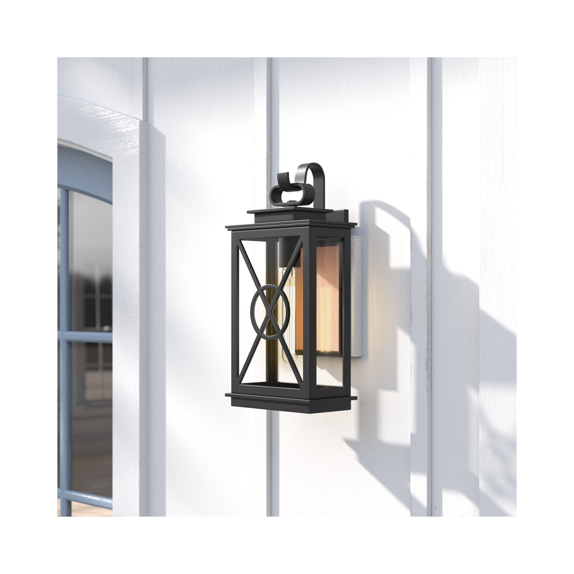 Single Light Rectangle Outdoor Wall Light