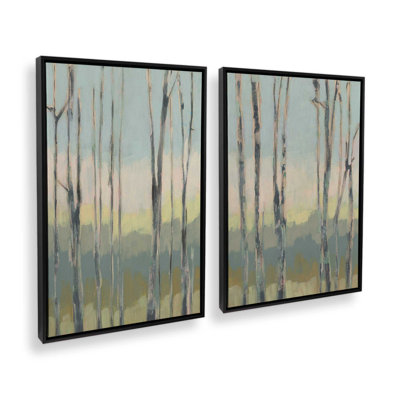 Gentle Light Between Trees Set of 2