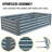 Carsynn Galvanized Steel Raised Garden Bed-485361156-485361159