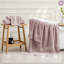 Serviette 100% coton doux absorbant avec bordure Dobby, serviette double torsadée 1 pièce-130005321-130005320