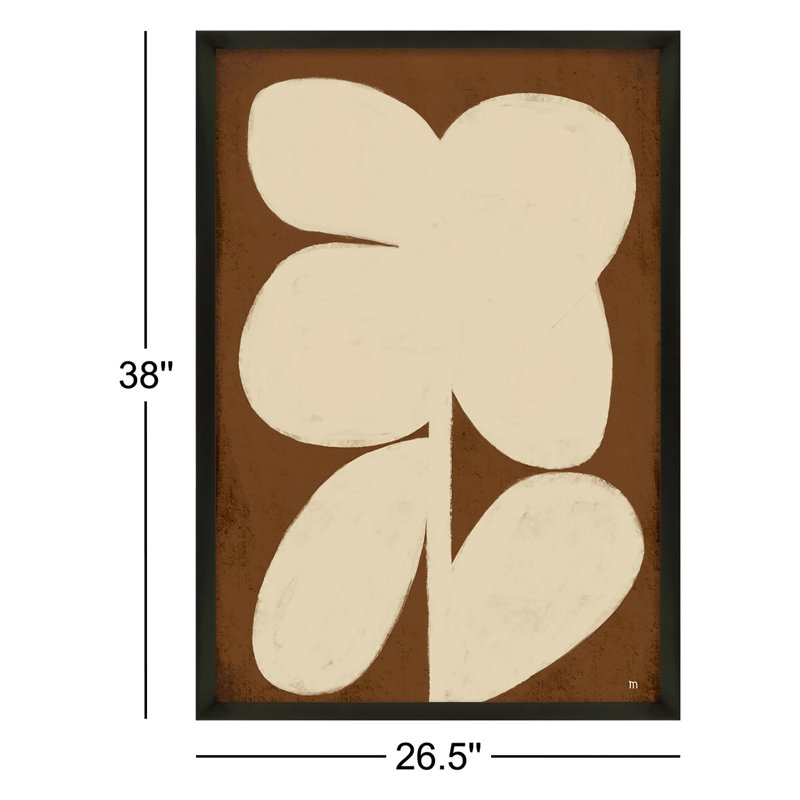 " Flower 2 " by StudioM, Black Framed, 38" H x 26.5" W