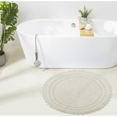 Tapis pour salle de bain réversible touffeté à 100% coton Cygnet 1990 GSM