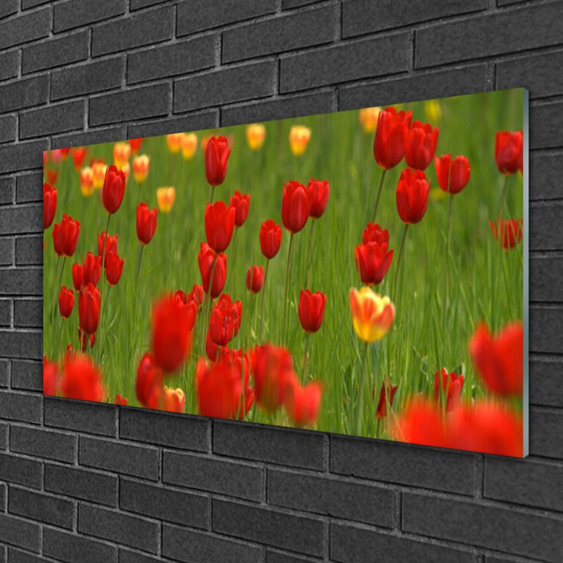 Nature Tulips - No Frame Print on Glass