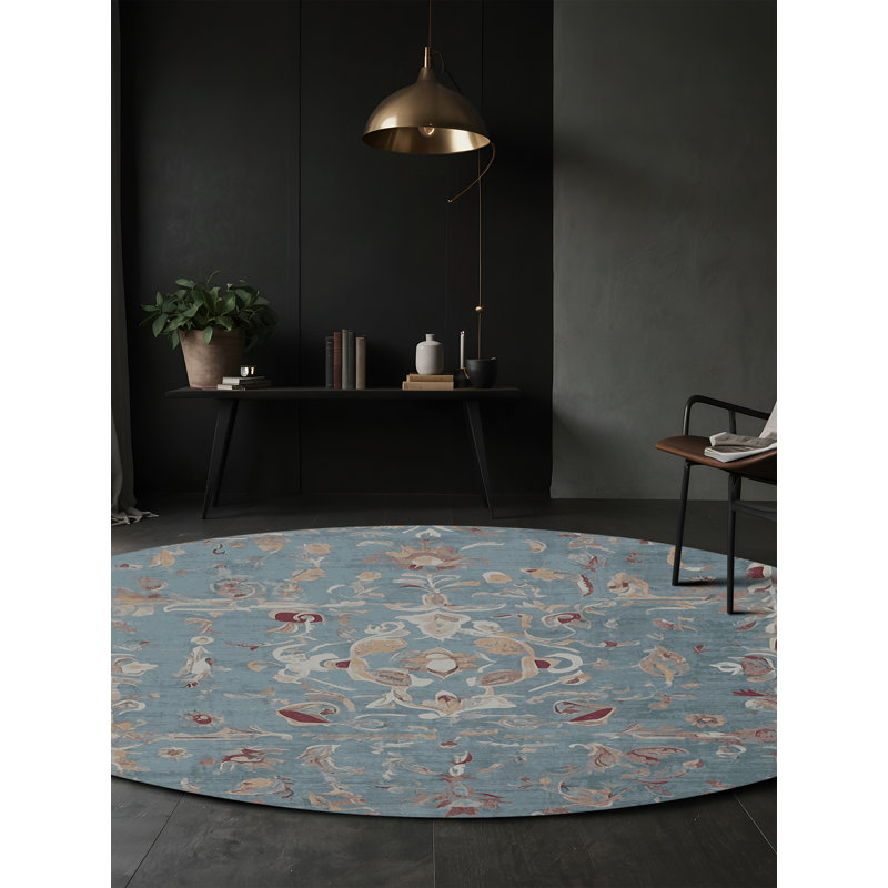 Tapis gris soyeux et moelleux, Rectangle 2 pi x 3 pi