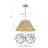 Coreon 20.5“W 1-Light Rope Kitchen Island Pendant Light