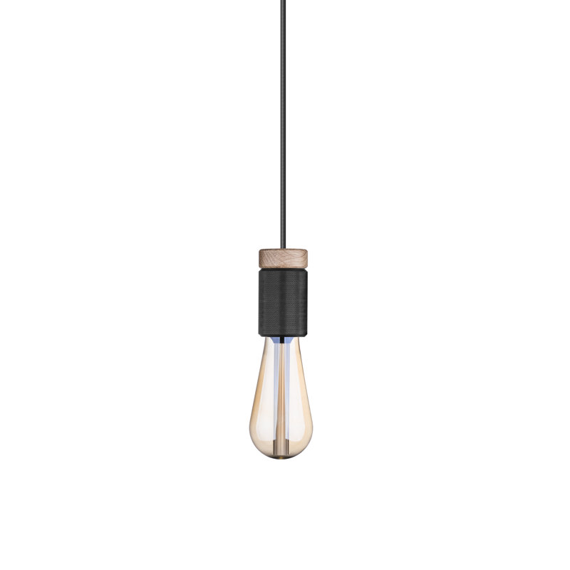Holder 1 - Light Bulb Pendant, Flat Black