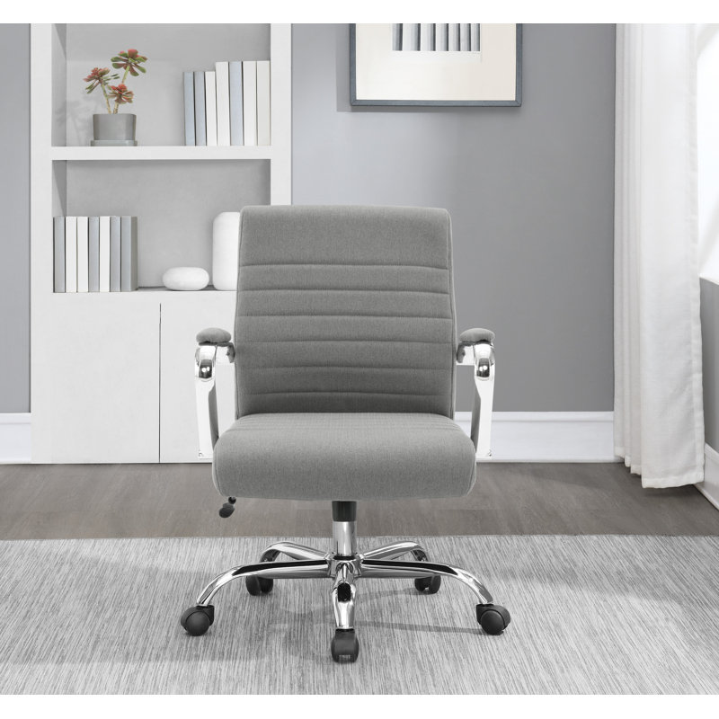 Chaise de bureau Mallory, Gris