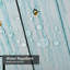 Rideau de douche bleu clair avec 12 crochets-590082875