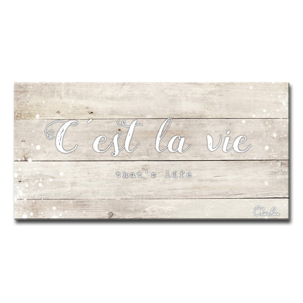 Life Quotes " La Vie " by Olivia Rose Fleur De Lis Living