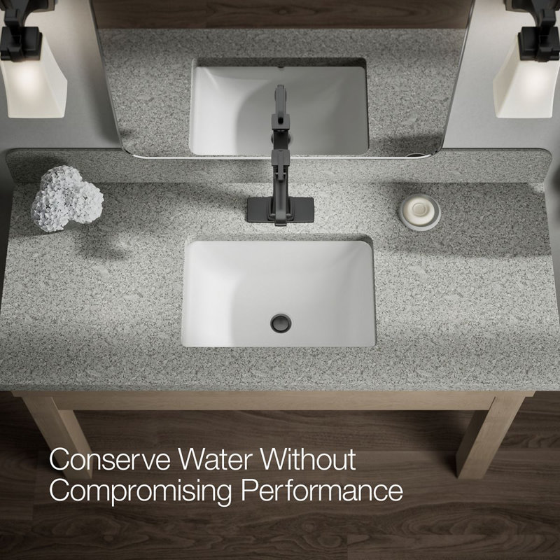 Riff Tall Single-Handle Bathroom Sink Faucet 1.2 GPM, Vibrant Brushed Moderne Brass, 1 GPM