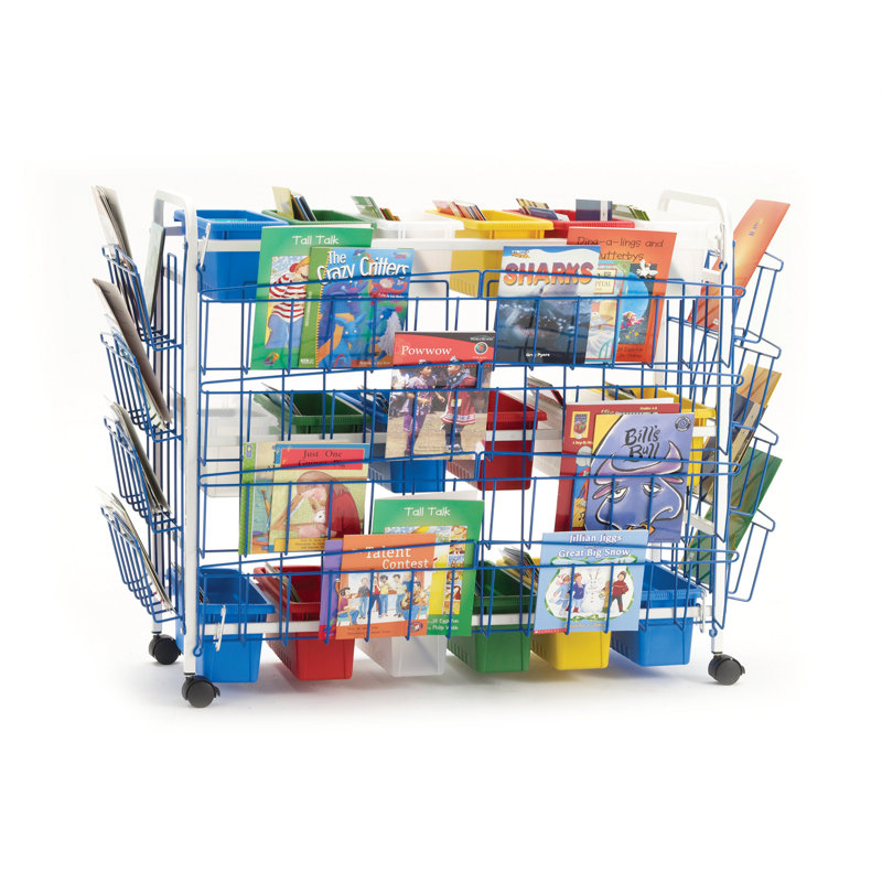 18 Compartment Aluminum Teaching Cart