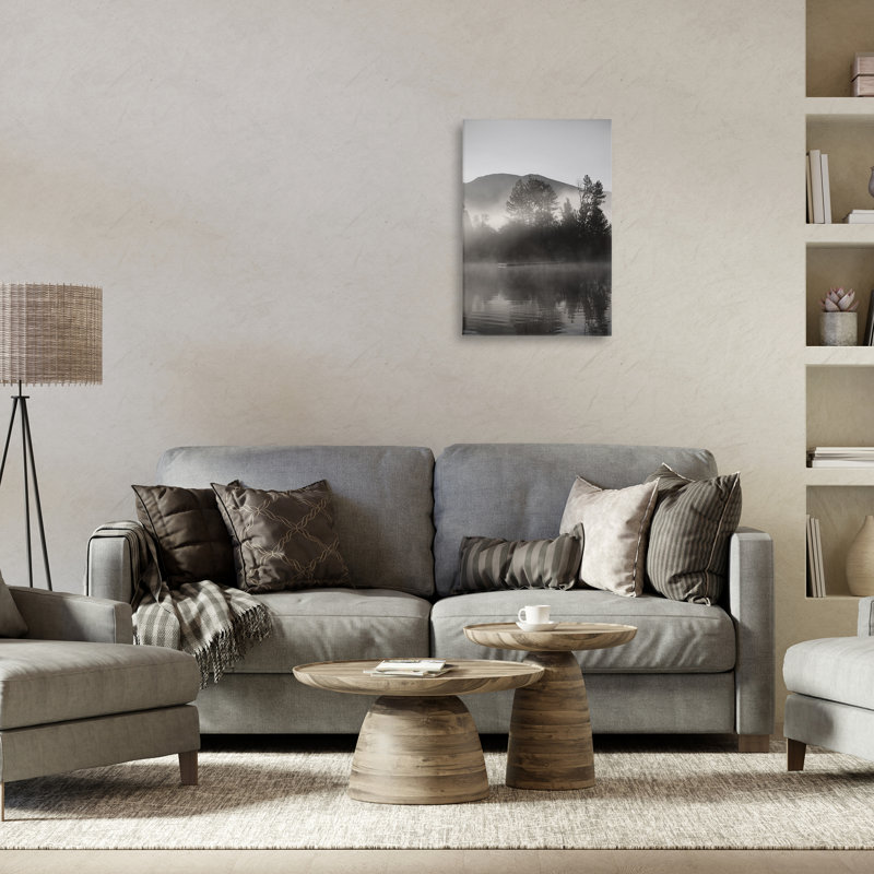  Toile apaisante sur le lac par Carol Robinson, H 24 po x l 16 po