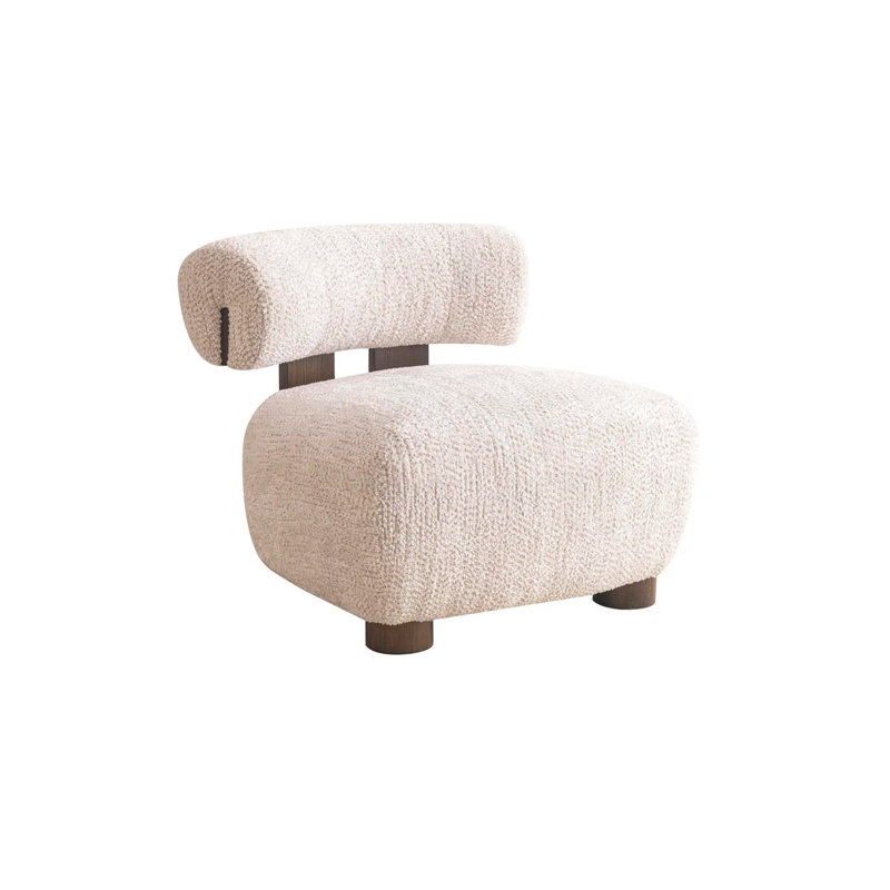 Fauteuil d'appoint Arabella, Crème, crème