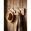 Portemanteau mural en bois Boho Aztec