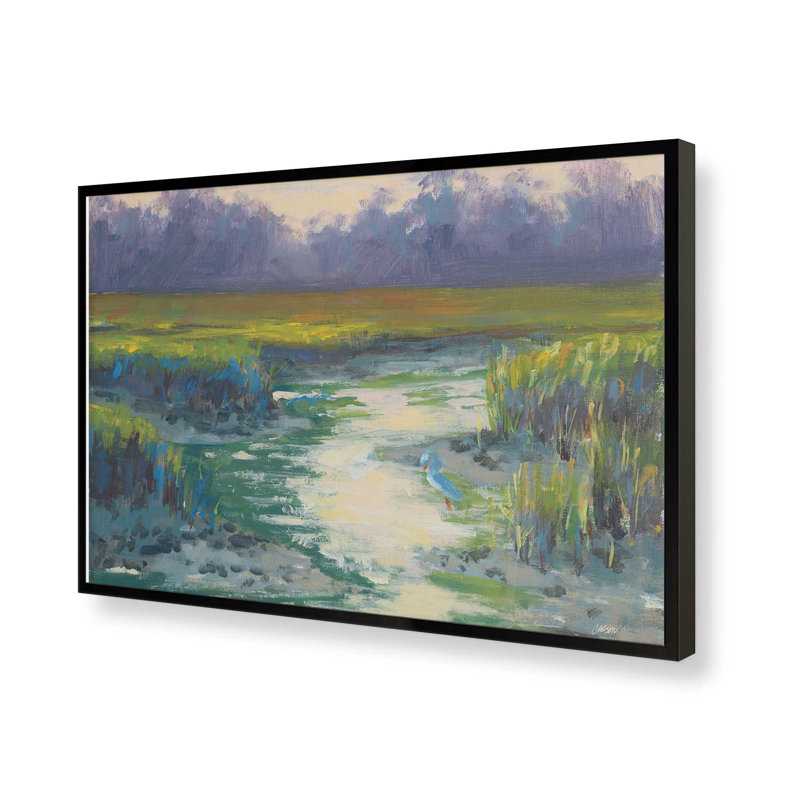 Reproduction d'art matinale, H 12 po x l 16 po, Noir