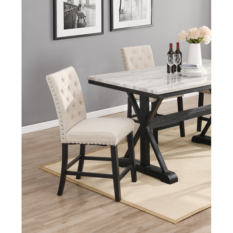 Emblyn 24" Counter Stool, Beige