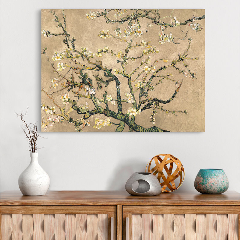 Almond Almond Blossom by Vincent Van Gogh - Wrapped Canvas Print, 70cm H x 100cm W x 4cm D