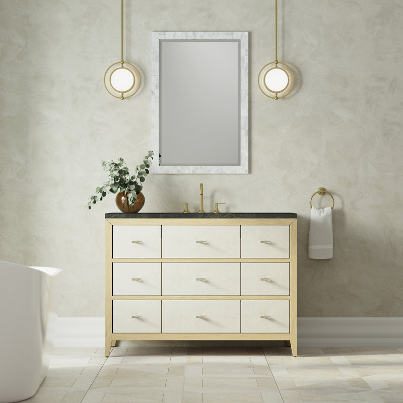 Celeste 48" Single Bathroom Vanity Set, 8" Widespread, Phantome Eclos
