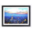 Paris Eiffel Tower Skyline at Dusk - Picture Frame Painting Print-55578494-55578499