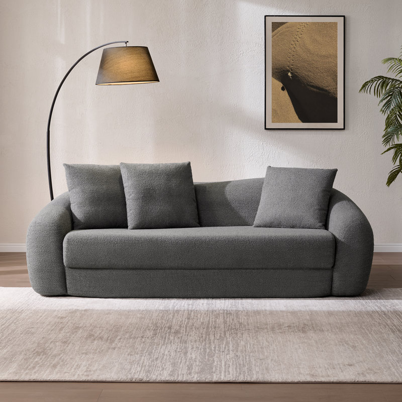 Canapé Econest résistant aux taches (sans assemblage), Grey