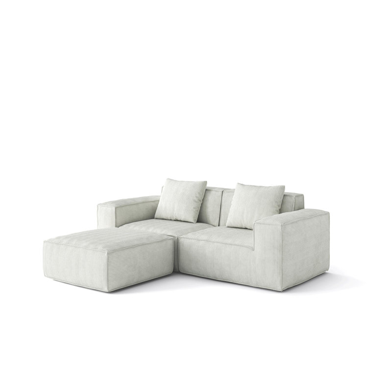 Canapé contemporain, 2, Blanc