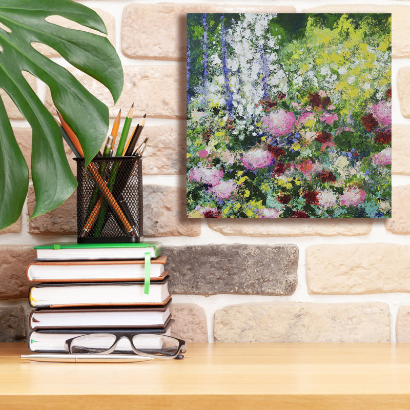  «Summertime» par Allan Friedlander, art mural sur toile, 12 po x 12 po, H 12 po x l 12 po