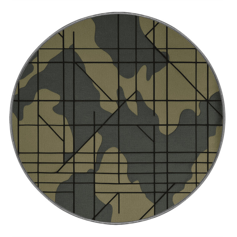 Patrol Layer Rug, Round 7'