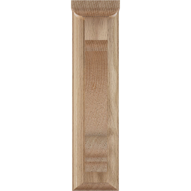 Support en bois Thompson, Chêne rouge, H 10 po x l 2,5 po x P 7 po