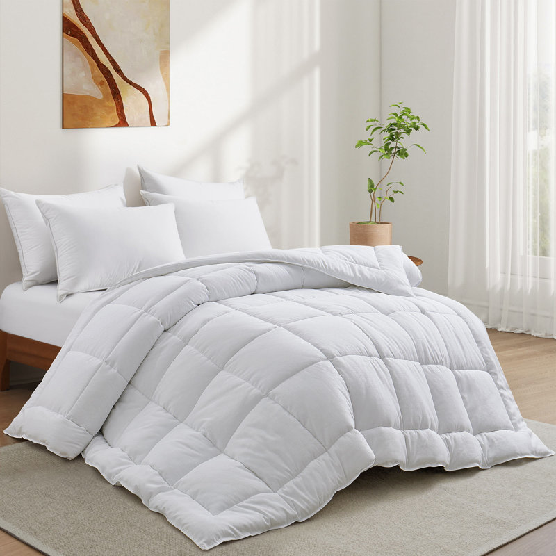 Édredon en duvet synthétique toutes saisons hypoallergénique, Double