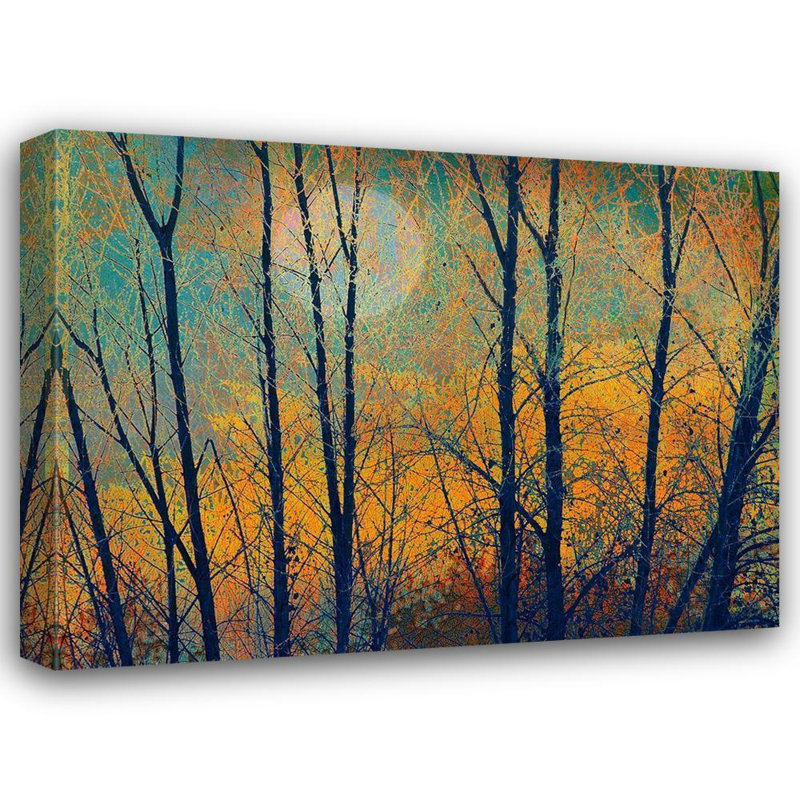 Art sur toile tendue, Winston Porter Vest, Chris Gallery, Meadow Trees II, H 19 po x l 24 po