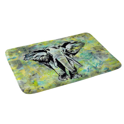 Tapis de salle de bain éléphant durand