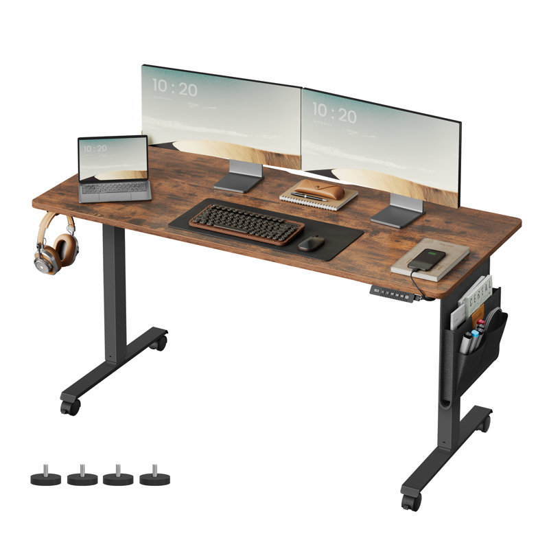 Adjustable Metal Base Standing Desk