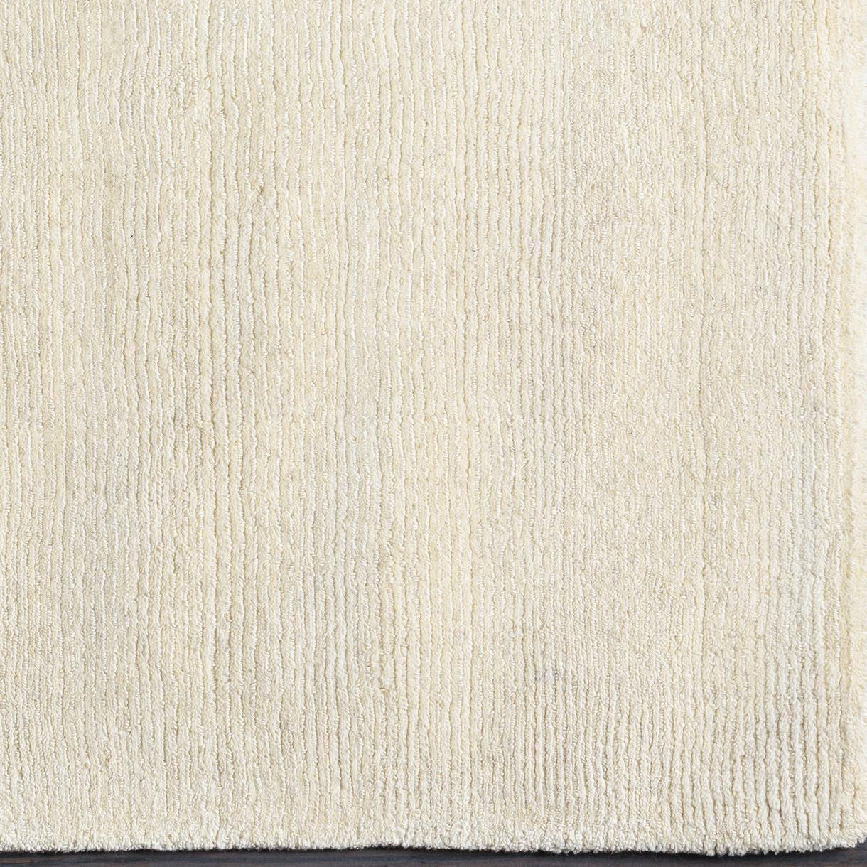 Crowe Light Beige Hand-Loomed Wool Rug, Square 9'9"
