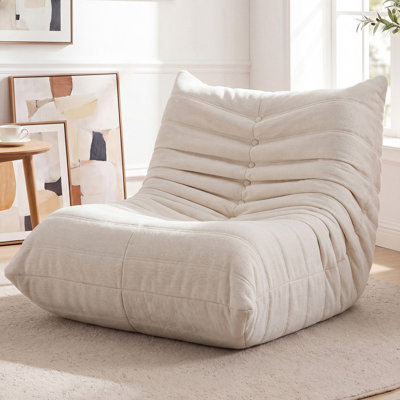 35'' Modern Armless Floor Sofa Chair