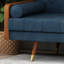 Superbe en bleu marine, style Mid-Century moderne avec style