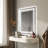 Anti Fog LED Bathroom Mirror 3 Colors Dimmable Vanity Mirror with Back and Front Lighting-1301524897