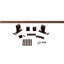 Ensemble de quincaillerie pour porte de grange standard Premium-46869770-46869775