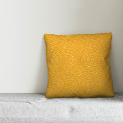  Tribal Diamond Throw Pillow