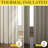 100% Blackout Curtain for Sliding Glass Door, Sliding Door Curtain with Linen Look, Completely Blackout Thermal Insulated Drape for Patio, Living Room, 1 Panel-455104324-455104323