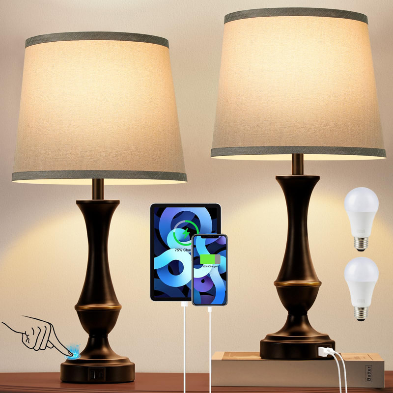 Lampe de table USB Charmica, Entière