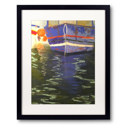 Tugboats In The Harbor Print by Dina Gardner
