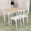 Ensemble de table de salle à manger 5 pièces avec 4 chaises rembourrées-129165681-129165682-129165686