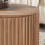 Table basse ovale en bois avec tiroir spacieux pour espaces compacts-1957663930
