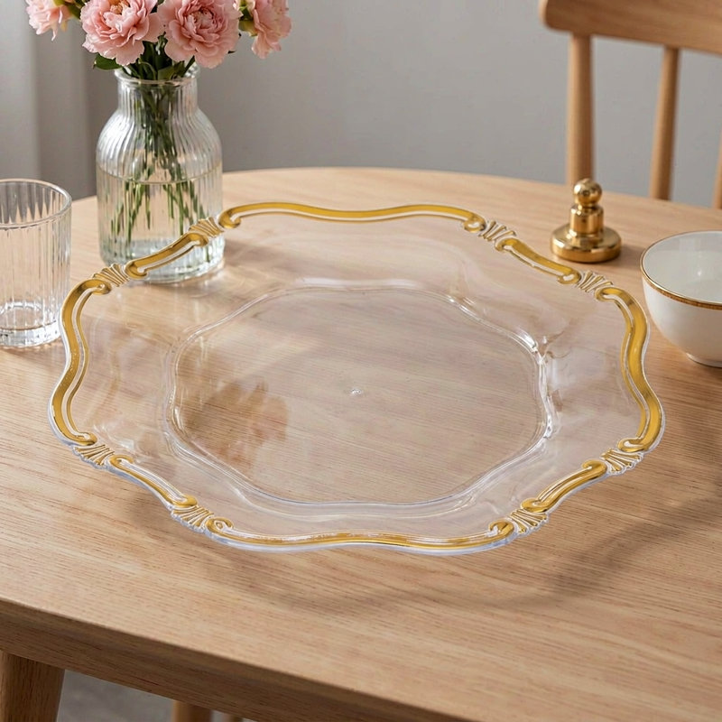 Deweese Plastic Decorative Plate - Set of 8