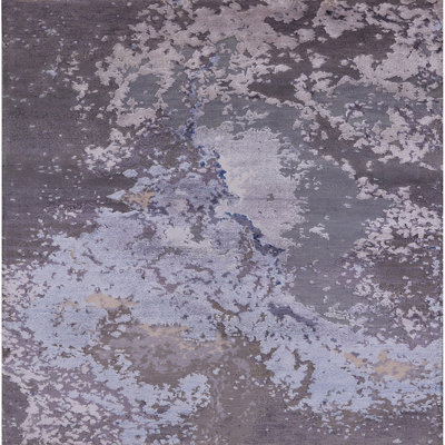 Tapis abstrait gris