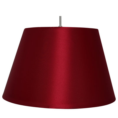 21.5cm H Silk Empire Lamp Shade ( Uno ) in Red
