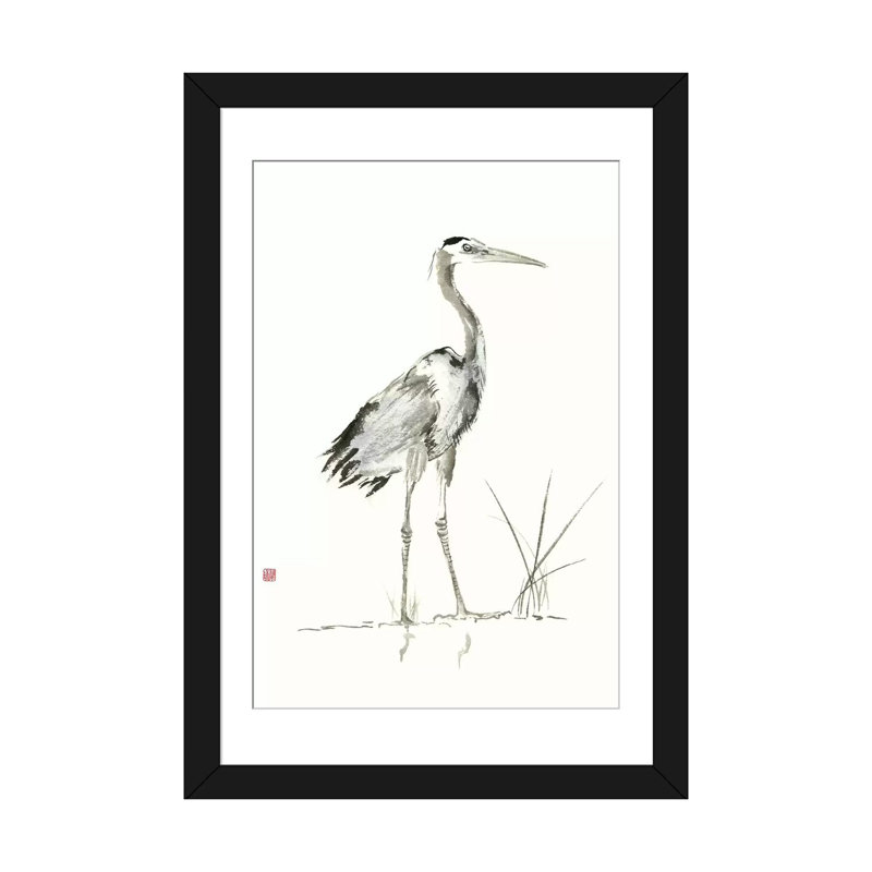 « soirée watch i », reproduction d’art sur toile, H 32 po x l 24 po x P 1 po, Papier d'art encadré noir, Blanc