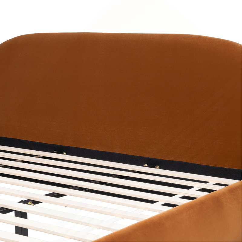Lit plateforme tapissier Archie Puffy